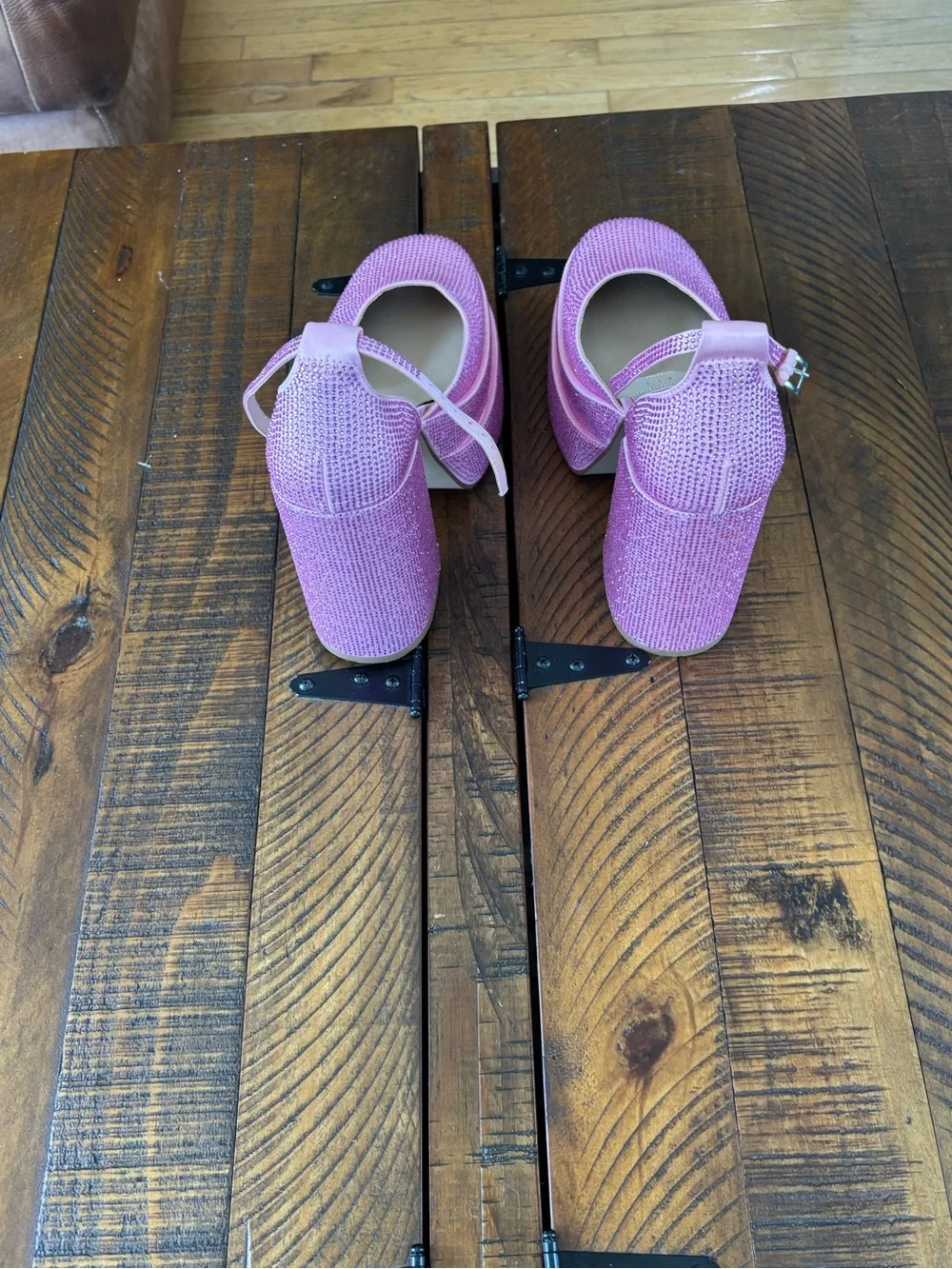 Steve Madden Pink Platform Mary Jane Heels